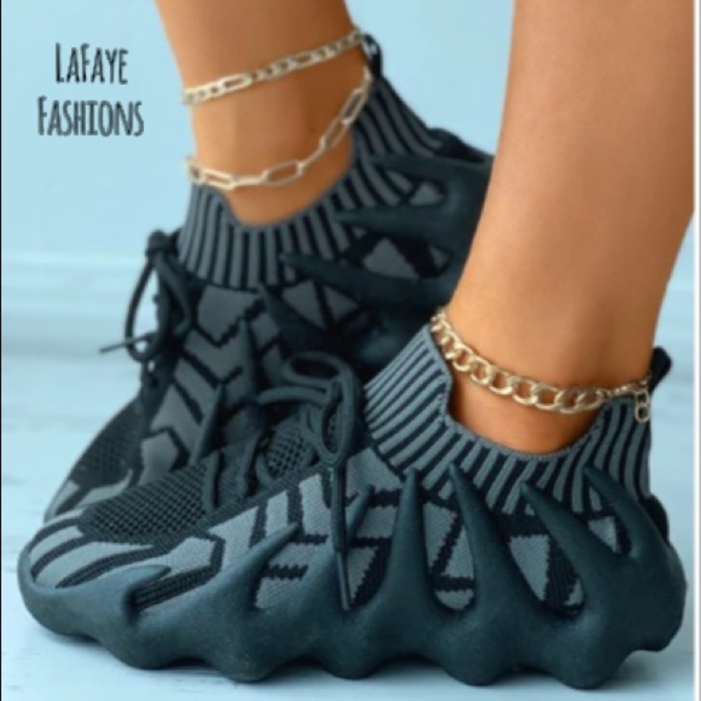 CASUAL SPORTS KNITTING SOFT COCONUT SHOES